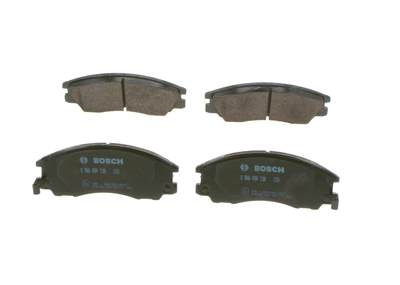 BOSCH 0986494138 Pidurikattekomplekt, ketaspidur Hyundai Terracan HP hind