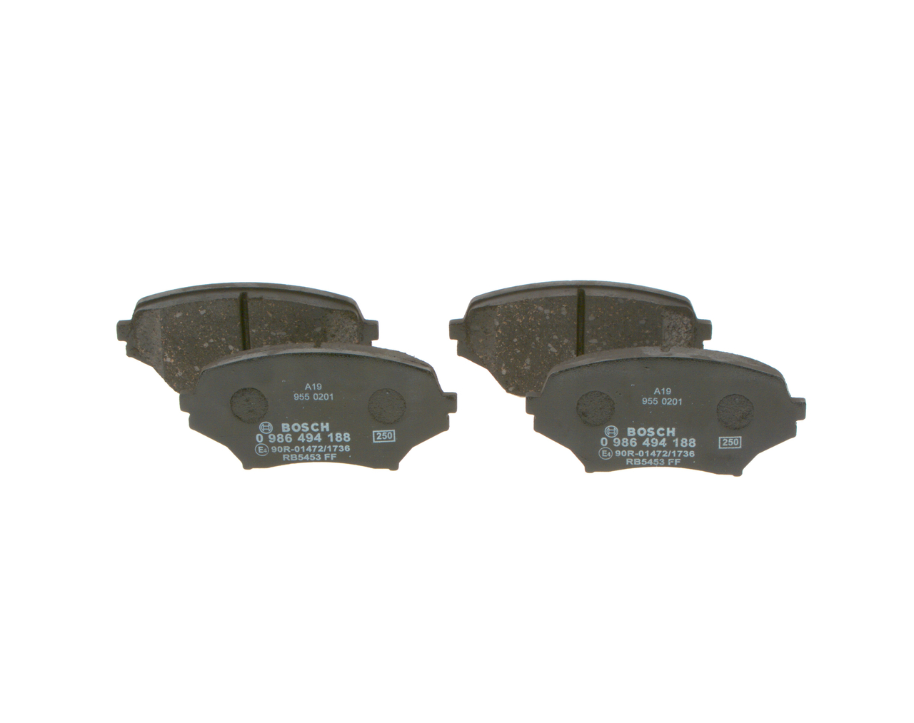 BOSCH BP1308 Brake pad set BOSCH BP1135 Brake pad set