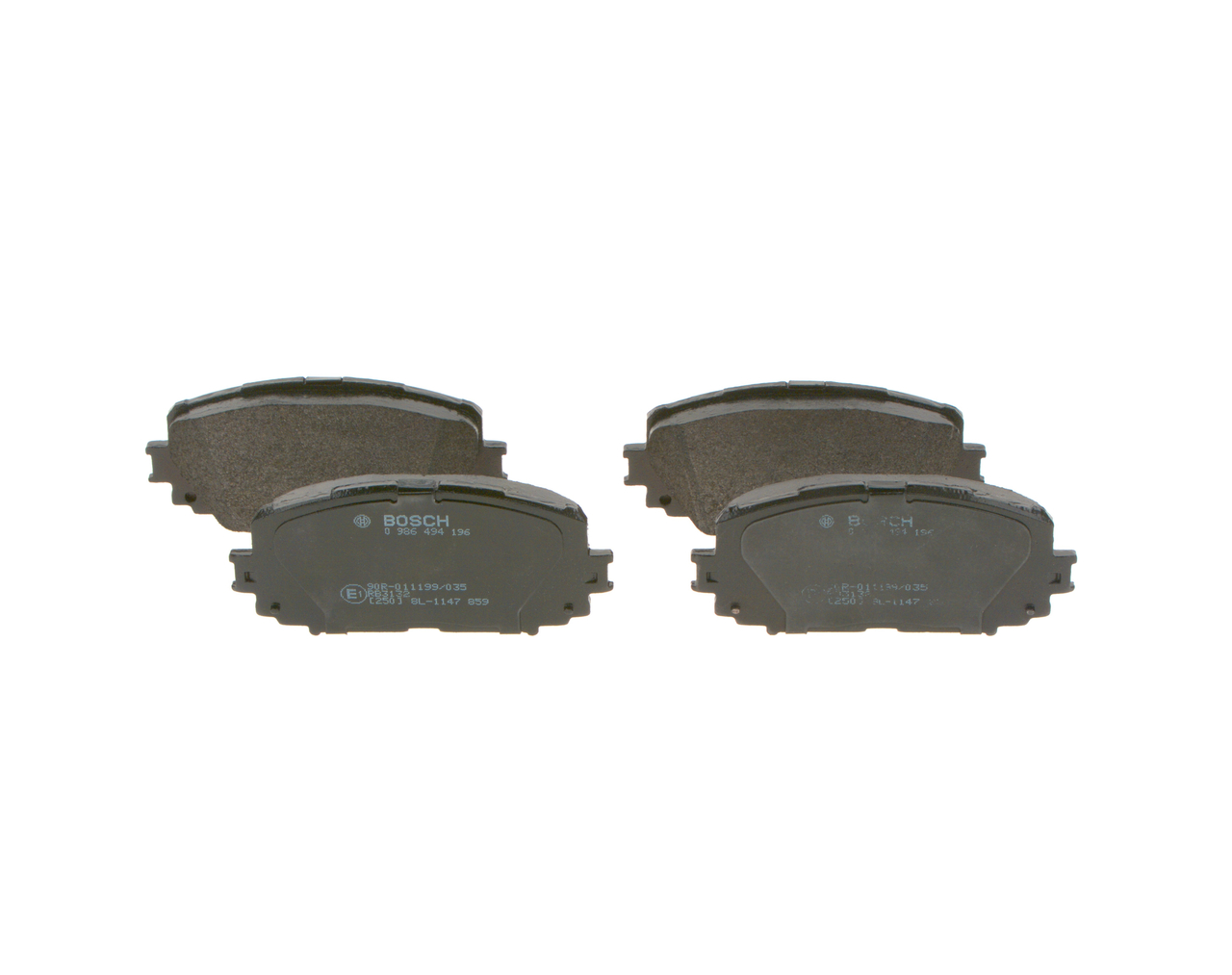 BOSCH BP1106 Bromsbelägg