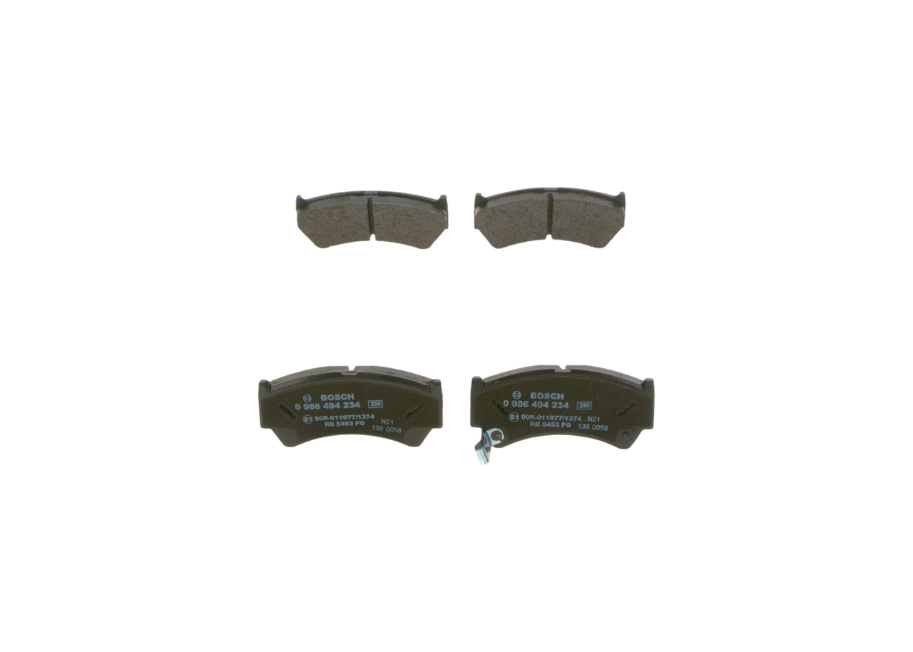 BOSCH BP1169 Plaquettes de frein