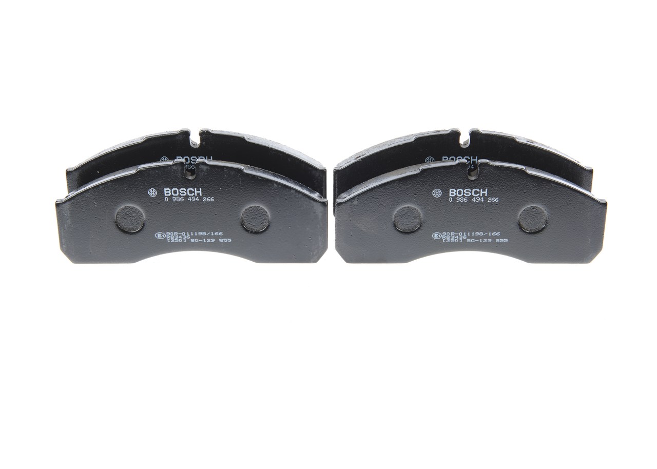 BOSCH E1 90R-011198/166 Bremsbeläge BOSCH BP1178 Bremsbeläge