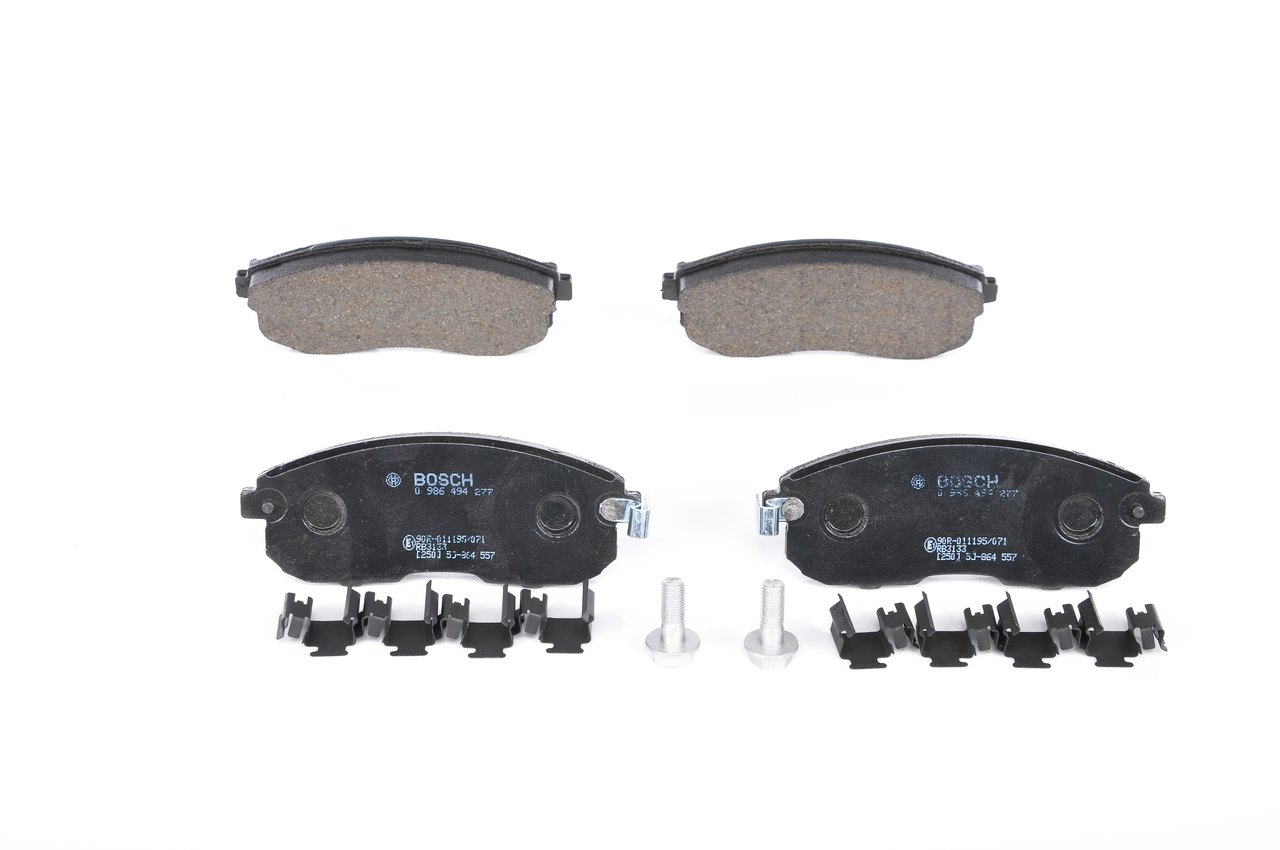Plaquettes de frein 0 986 494 277 BOSCH AY040NS162 RENAULT