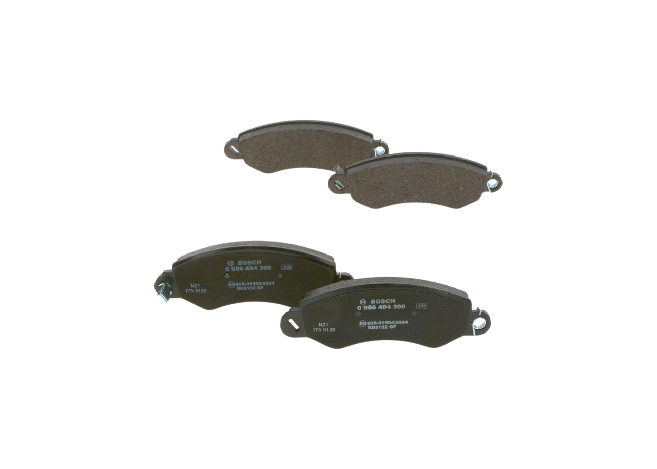 BOSCH BP1236 Plaquettes de frein