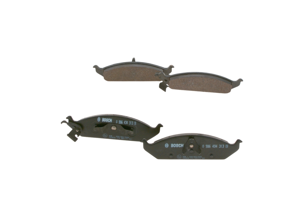 BOSCH 0 986 494 313 Remblokset Chrysler Stratus JX Cabrio originele prijs