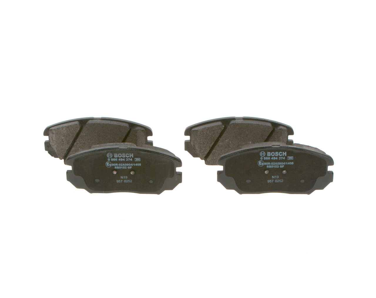 BOSCH BP1282 Bromsbelägg