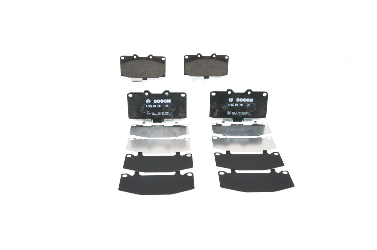 BOSCH E11 90R-01384/10128 Bromsbelägg BOSCH BP1321 Bromsbelägg