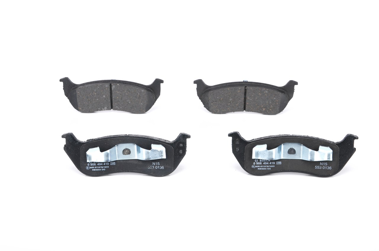 Plaquettes de frein BOSCH JEEP 0 986 494 419