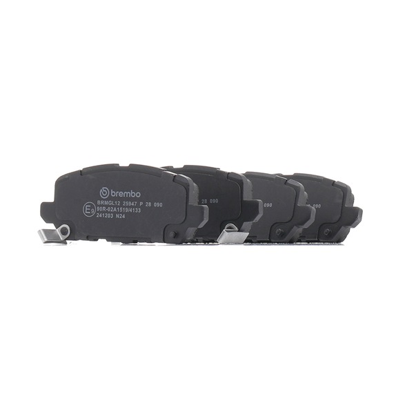Plaquettes de frein P 28 090 BREMBO 43022-T2J-H00 HONDA