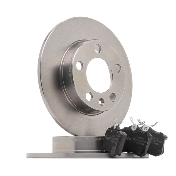 Brake discs and pads set 1J0 615 601 VAICO 1JO615601P Volkswagen
