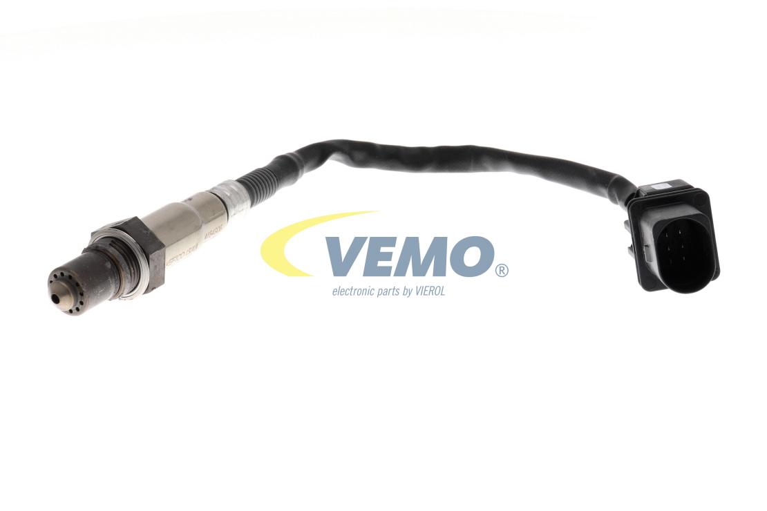 VEMO Lambdatunnistin V53-76-0010 Lambdatunnistin VEMO Q+, original equipment manufacturer quality, Kierre, esivoideltu, musta, 5, D-muoto