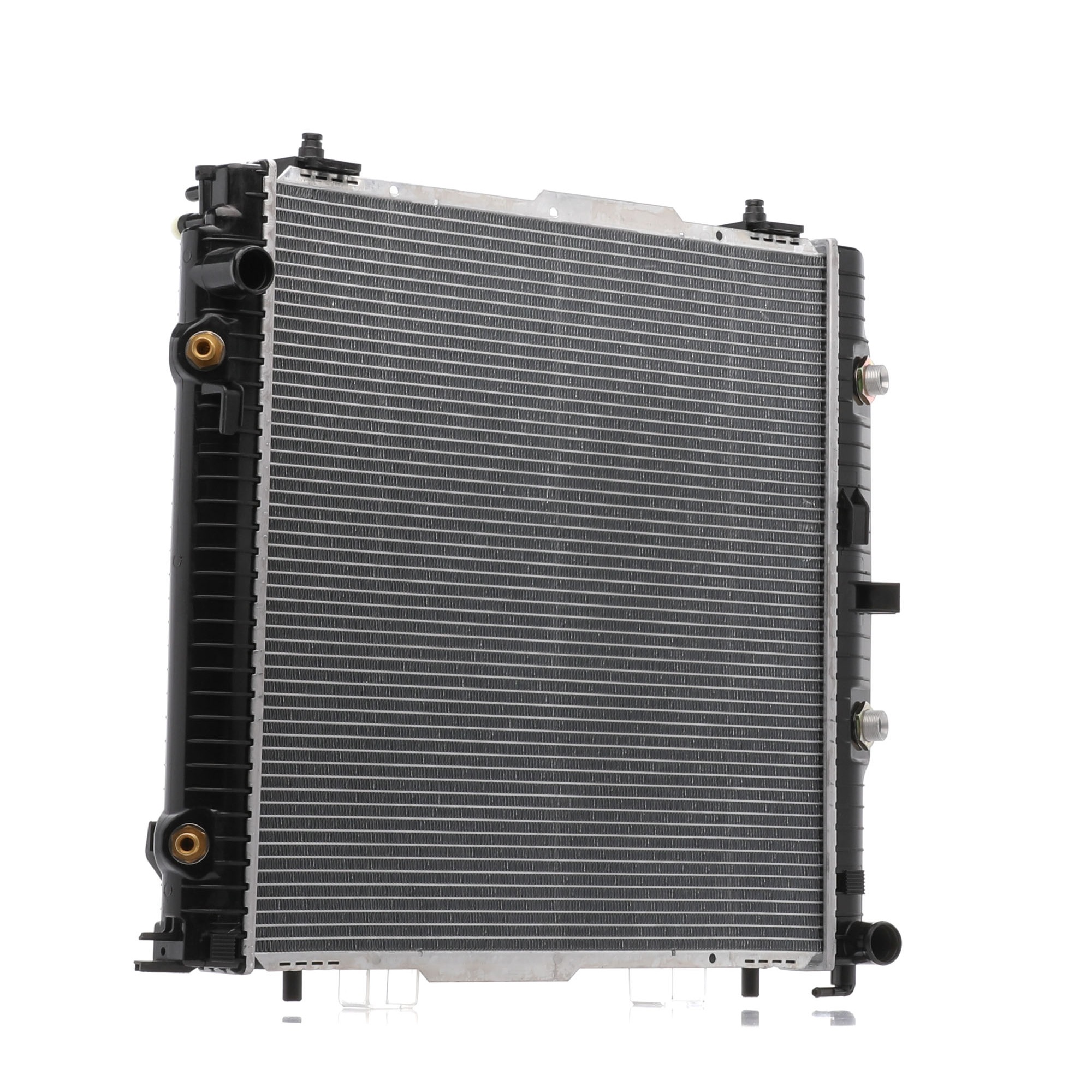 RIDEX 470R0517 Kühler, Motorkühlung Aluminium, Kühlrippen gelötet, ohne Rahmen