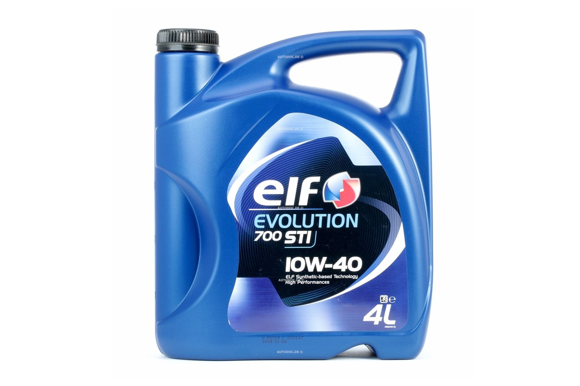 Side view of ELF 2202841 Engine oil 10W-40, Capacity: 4l, Part Synthetic Oil