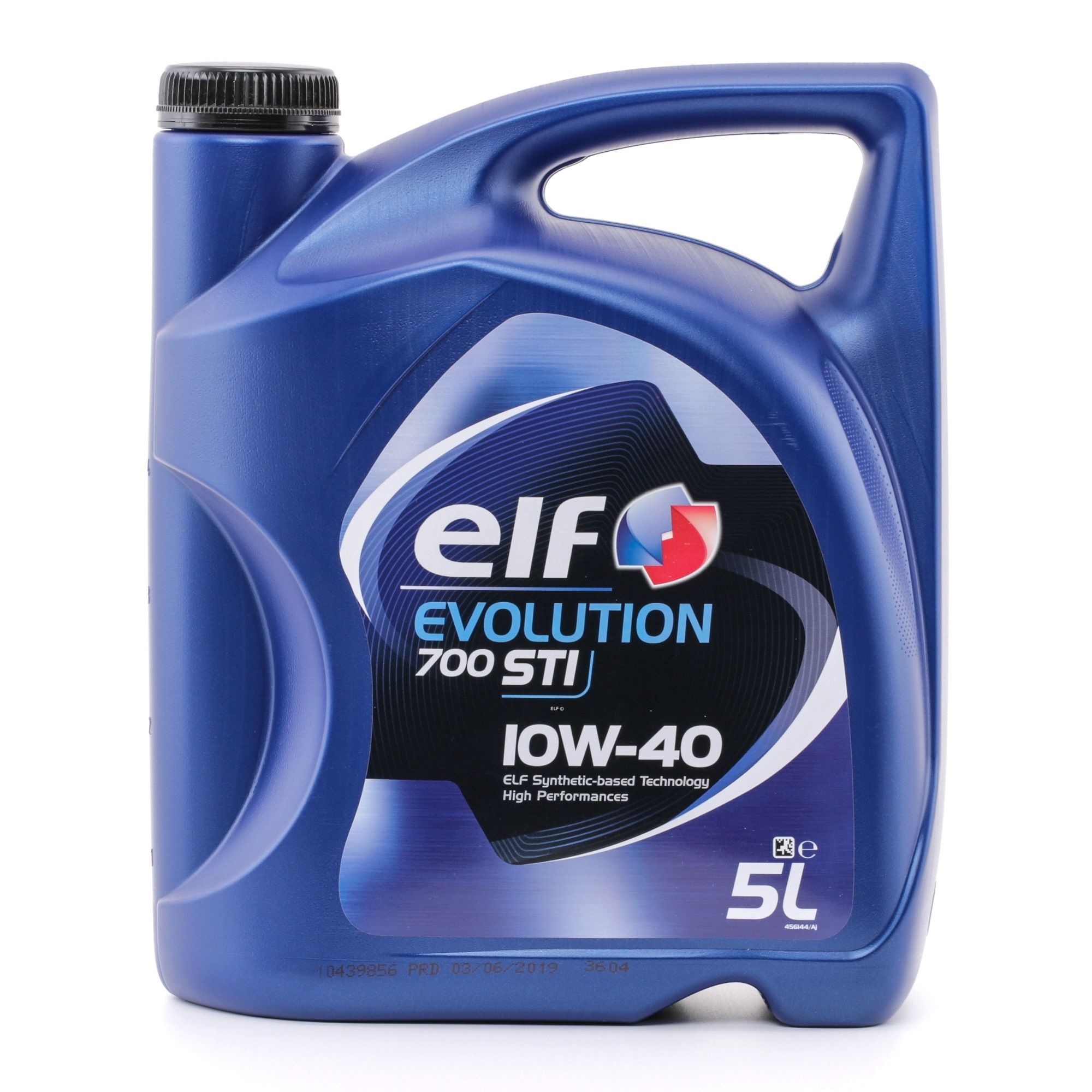 Side view of ELF 2202840 Engine oil 10W-40, Capacity: 5l, Part Synthetic Oil