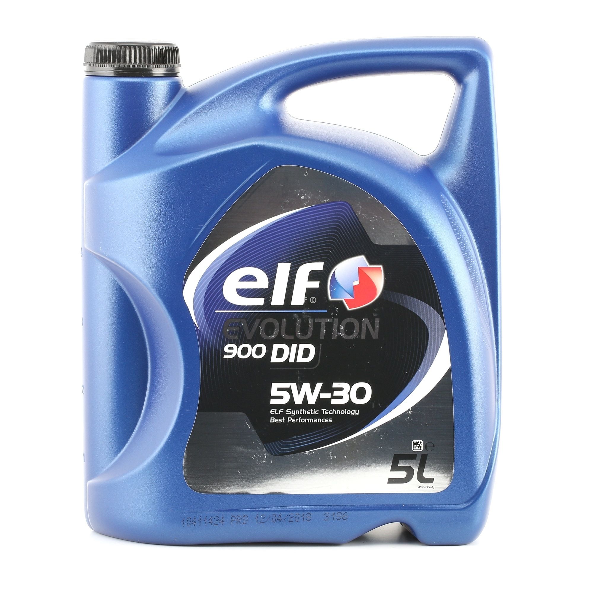 Side view of ELF 2194881 Engine oil 5W-30, Capacity: 5l, Synthetic Oil