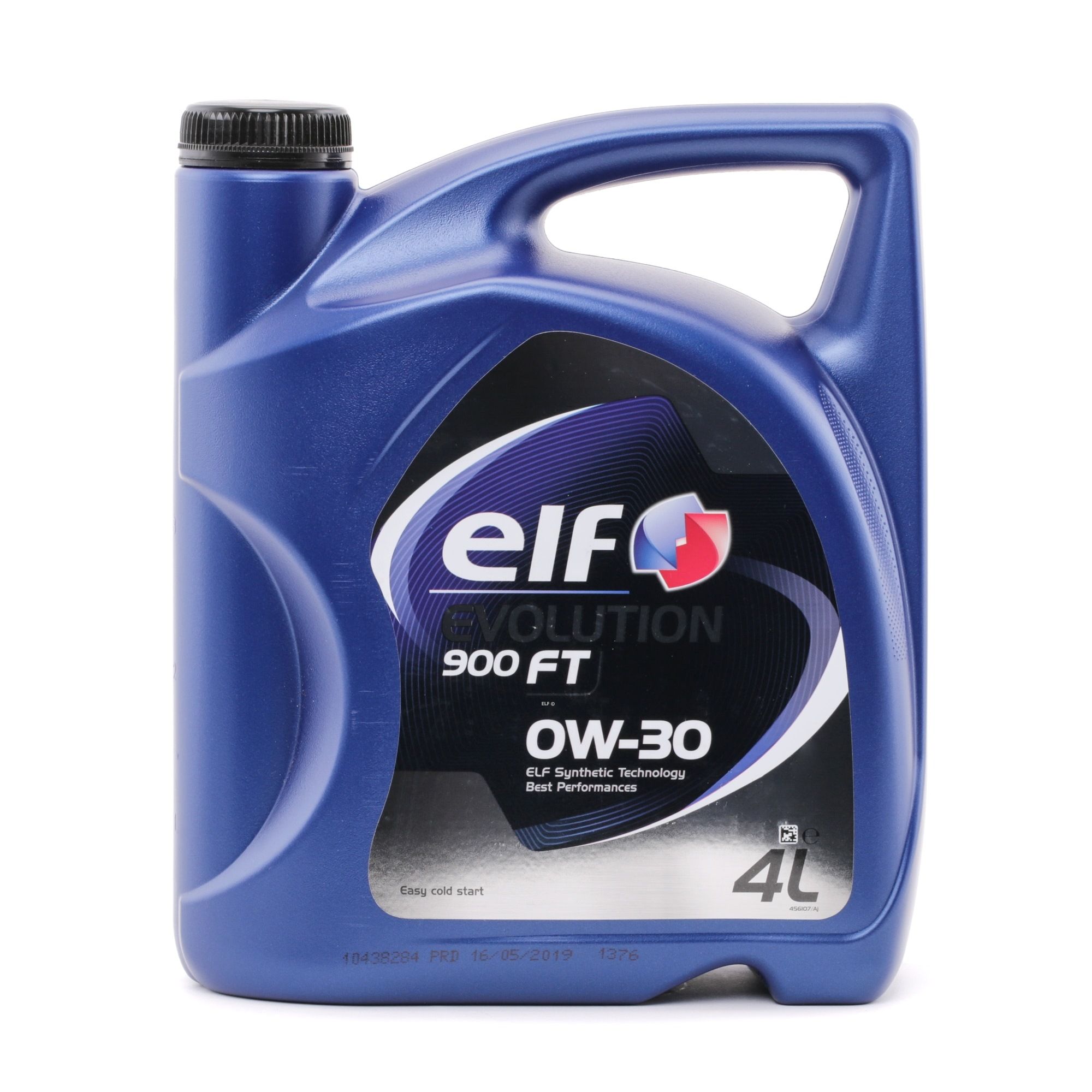Side view of ELF 2195413 Engine oil 0W-30, Capacity: 4l, Full Synthetic Oil