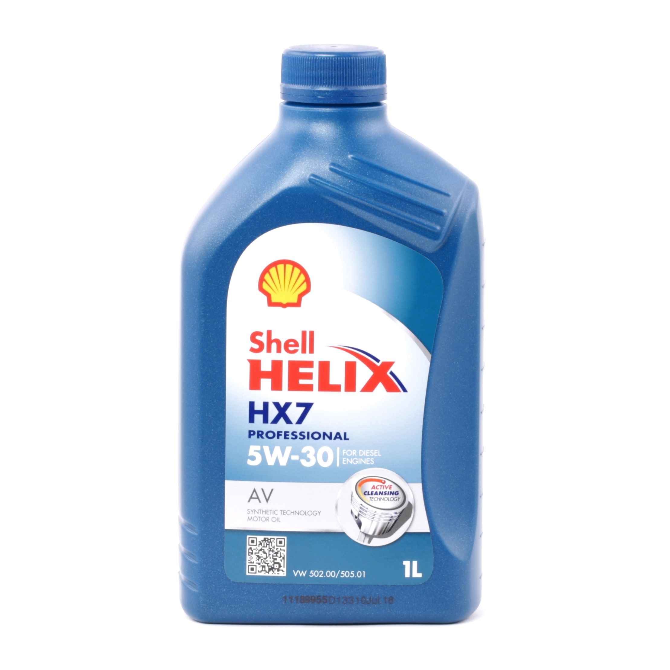 Side view of SHELL 550046311 Engine oil 5W-30, Capacity: 1l