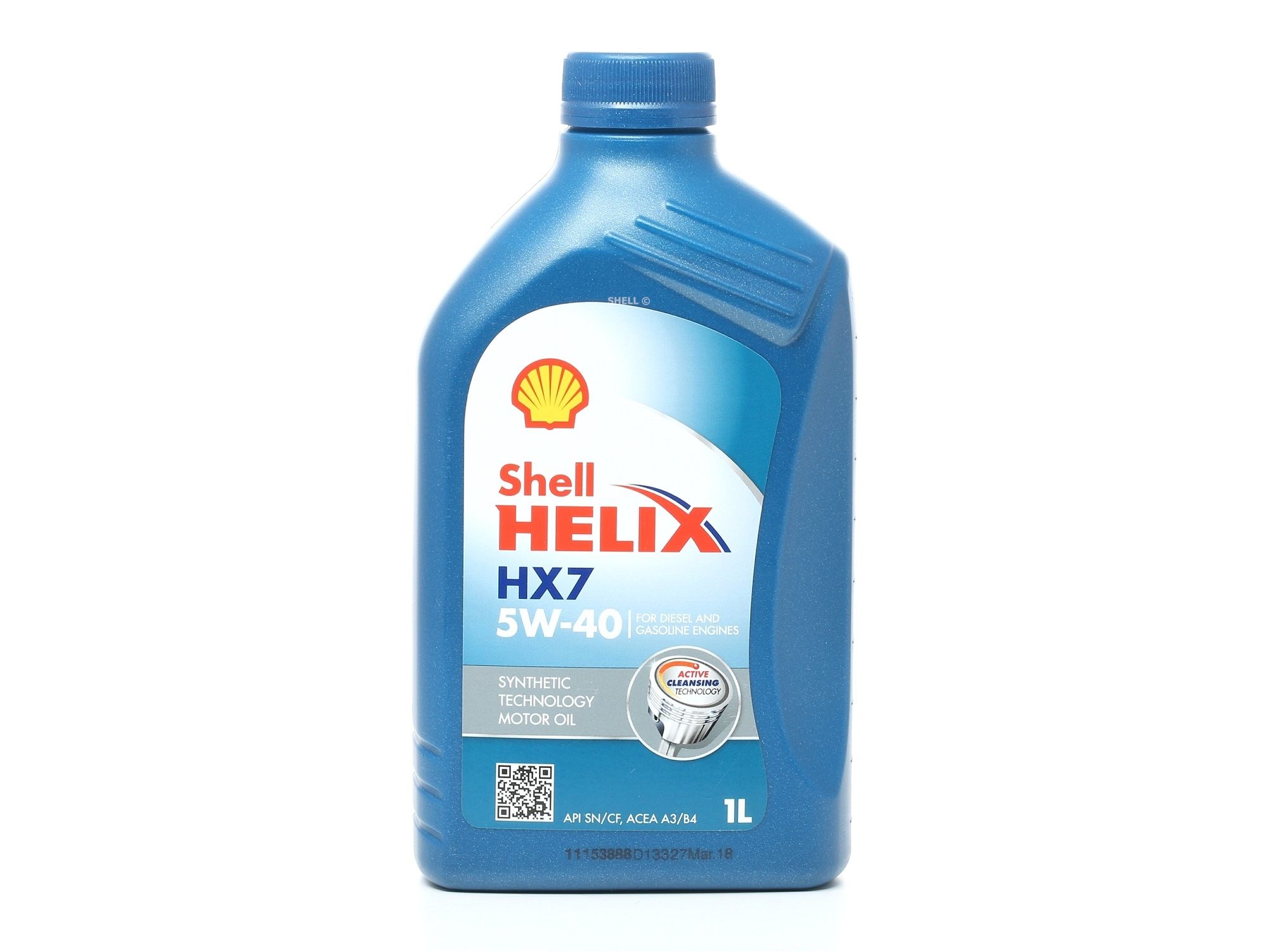 Side view of SHELL 550046275 Engine oil 5W-40, Capacity: 1l
