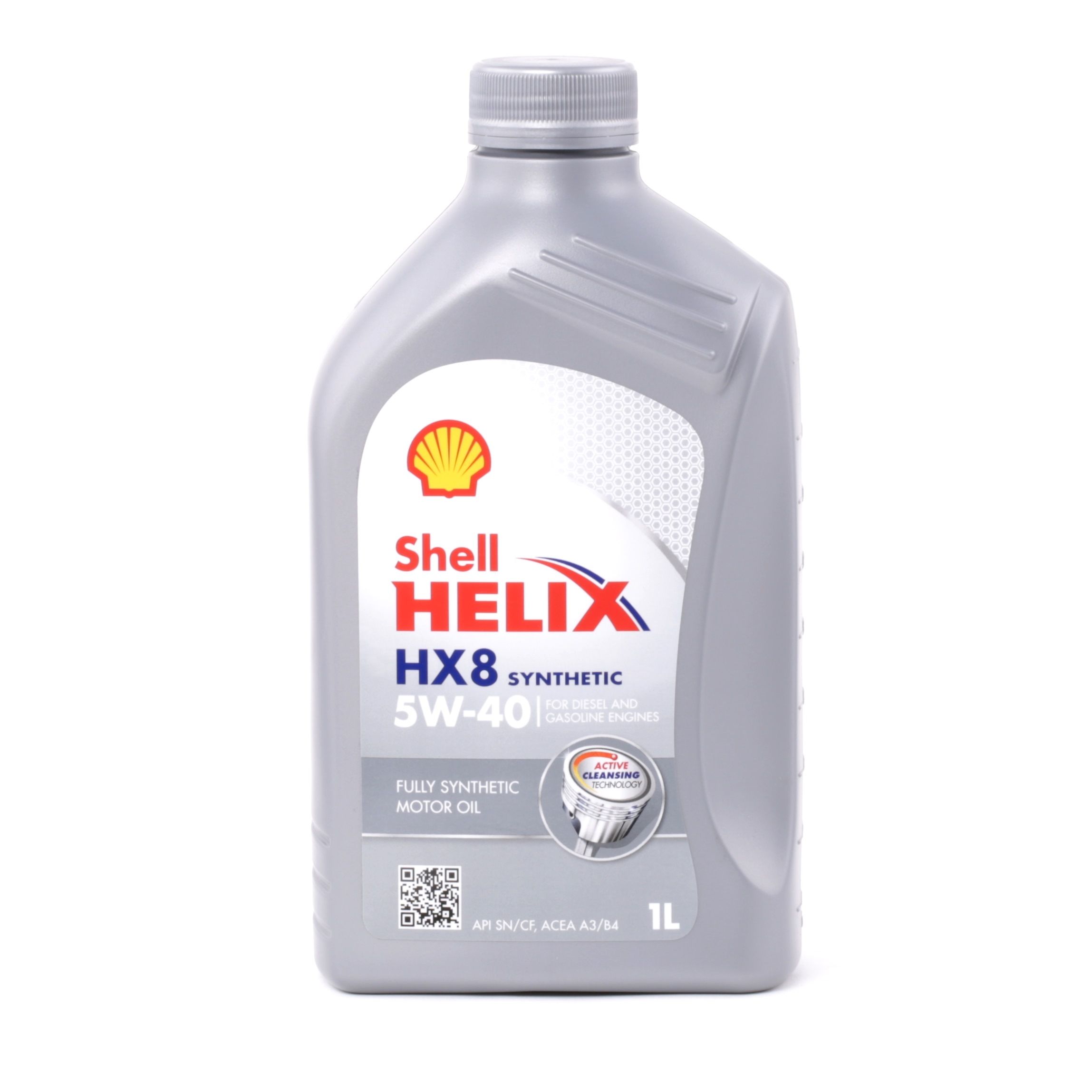 Side view of SHELL 550046290 Engine oil 5W-40, Capacity: 1l, Synthetic Oil