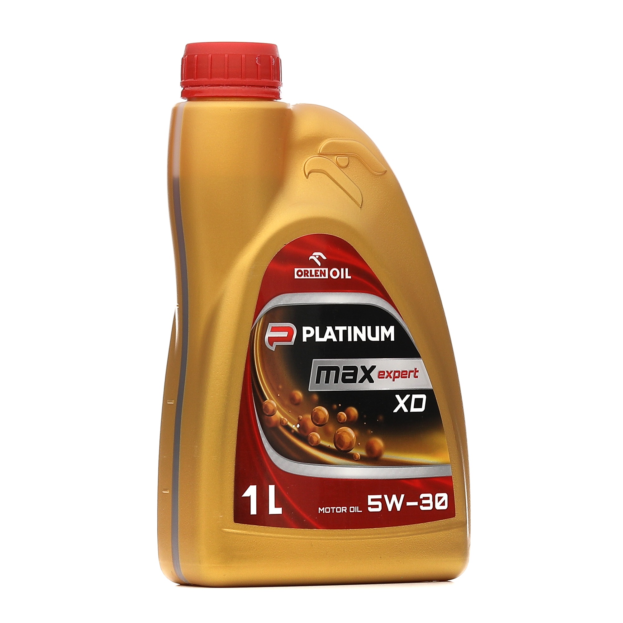 Side view of ORLEN QFS436B10 Engine oil 5W-30, Capacity: 1l, Synthetic Oil