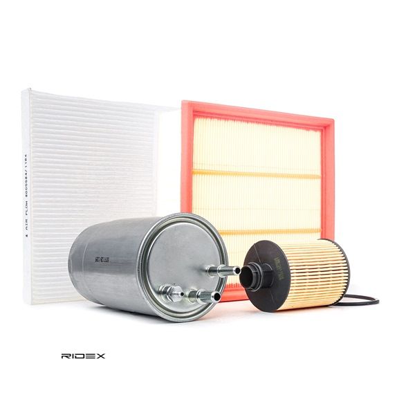 RIDEX 4055F0150 Filter-komplekt FIAT Doblo II Avatava Veoauto/Šassii (263) 2.0 D Multijet 135 hj Diisel hind