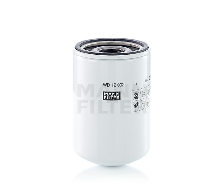 Filtre, système hydraulique de travail WD 12 002 MANN-FILTER 673203