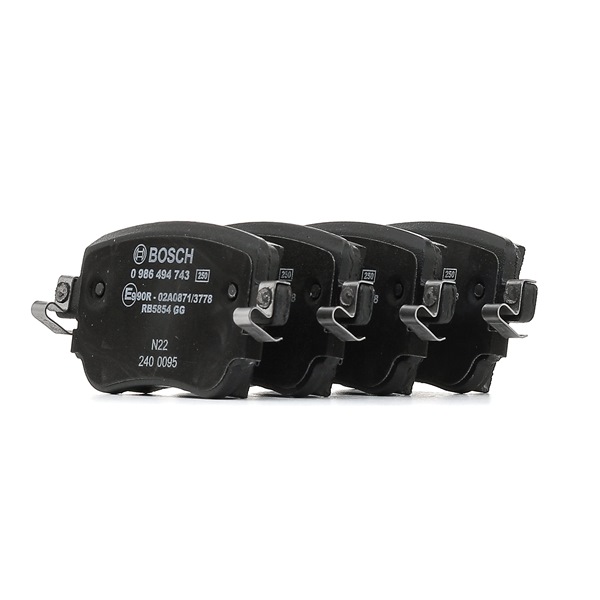 BOSCH BP1758 Plaquettes de frein