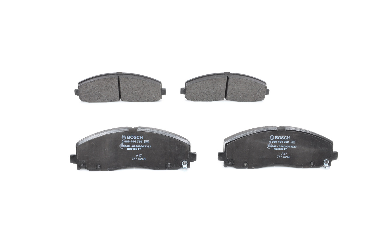 BOSCH 0 986 494 769: Bremžu kluči Jeep WRANGLER 2023