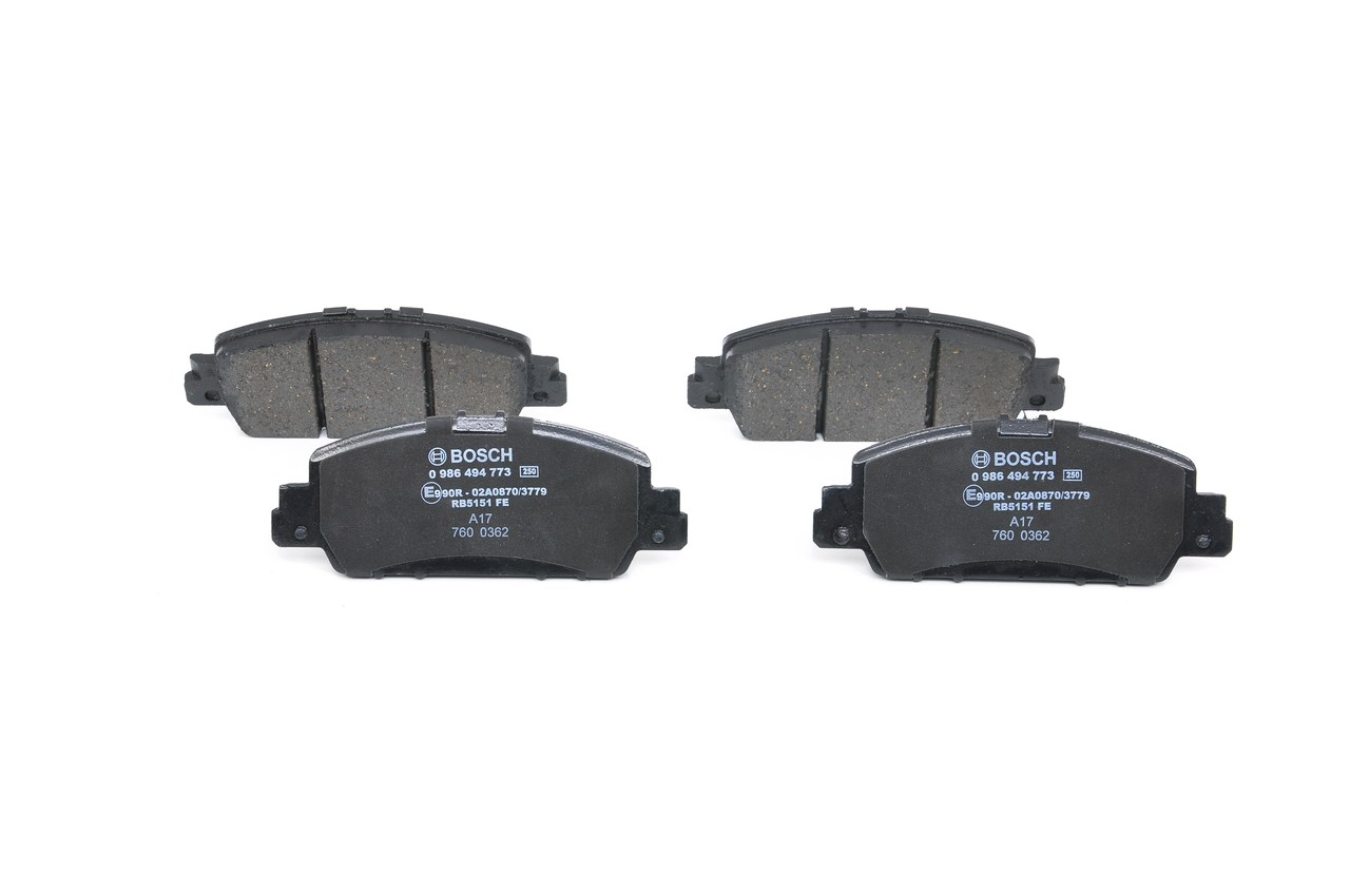 0 986 494 773 Klocki hamulcowe BOSCH HONDA INSIGHT