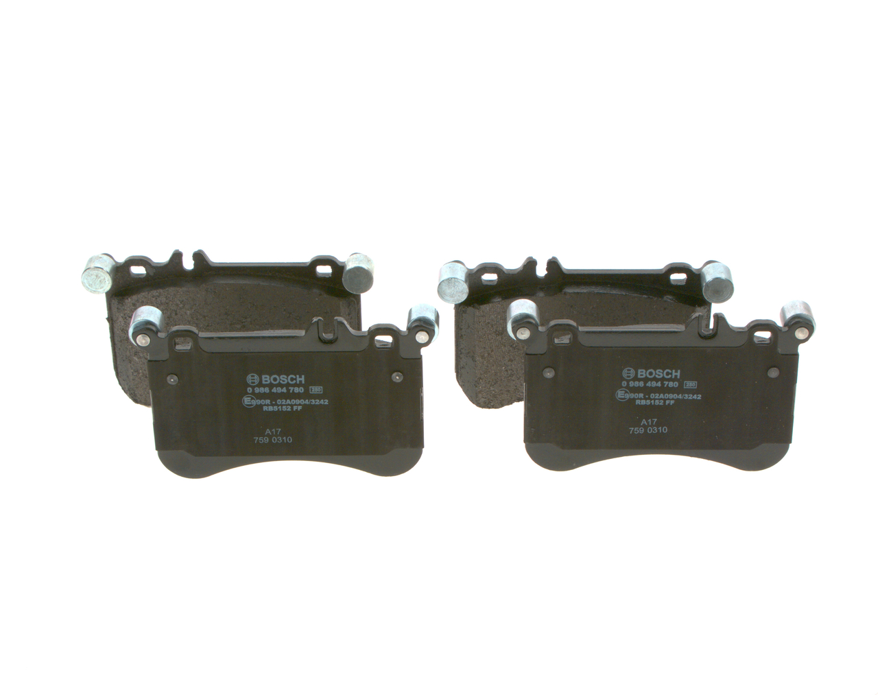 Remblokken 0 986 494 780 BOSCH 0074209920 MERCEDES-BENZ