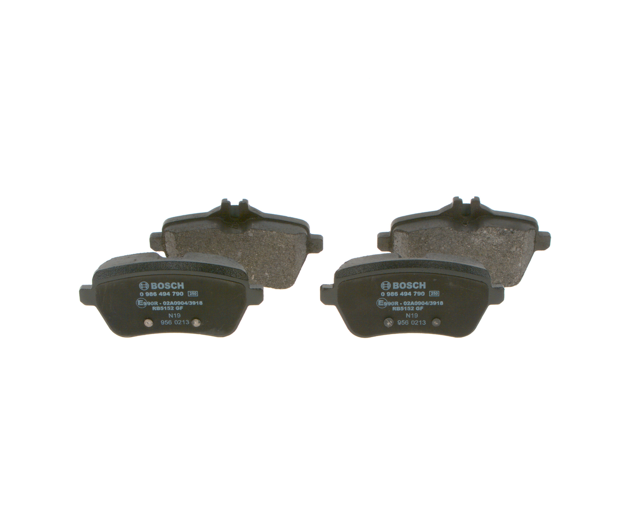 Bromsbelägg 0 986 494 790 BOSCH 008 420 34 20 BRABUS