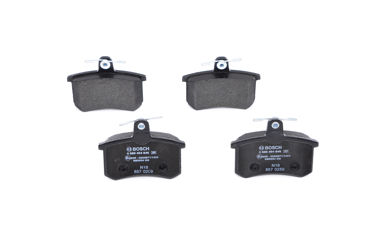 BOSCH BP2020 Juego de pastillas de freno