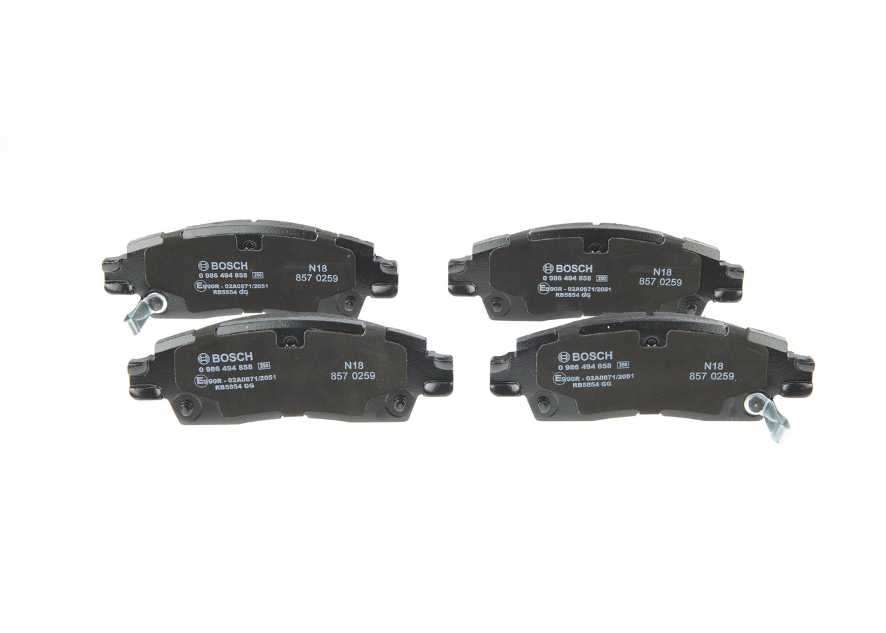 BOSCH 0 986 494 858 Klocki CHEVROLET Avalanche II Crew Cab Pick-up 5.3 Flexfuel 4WD 325 KM Benzyna / etanol cena