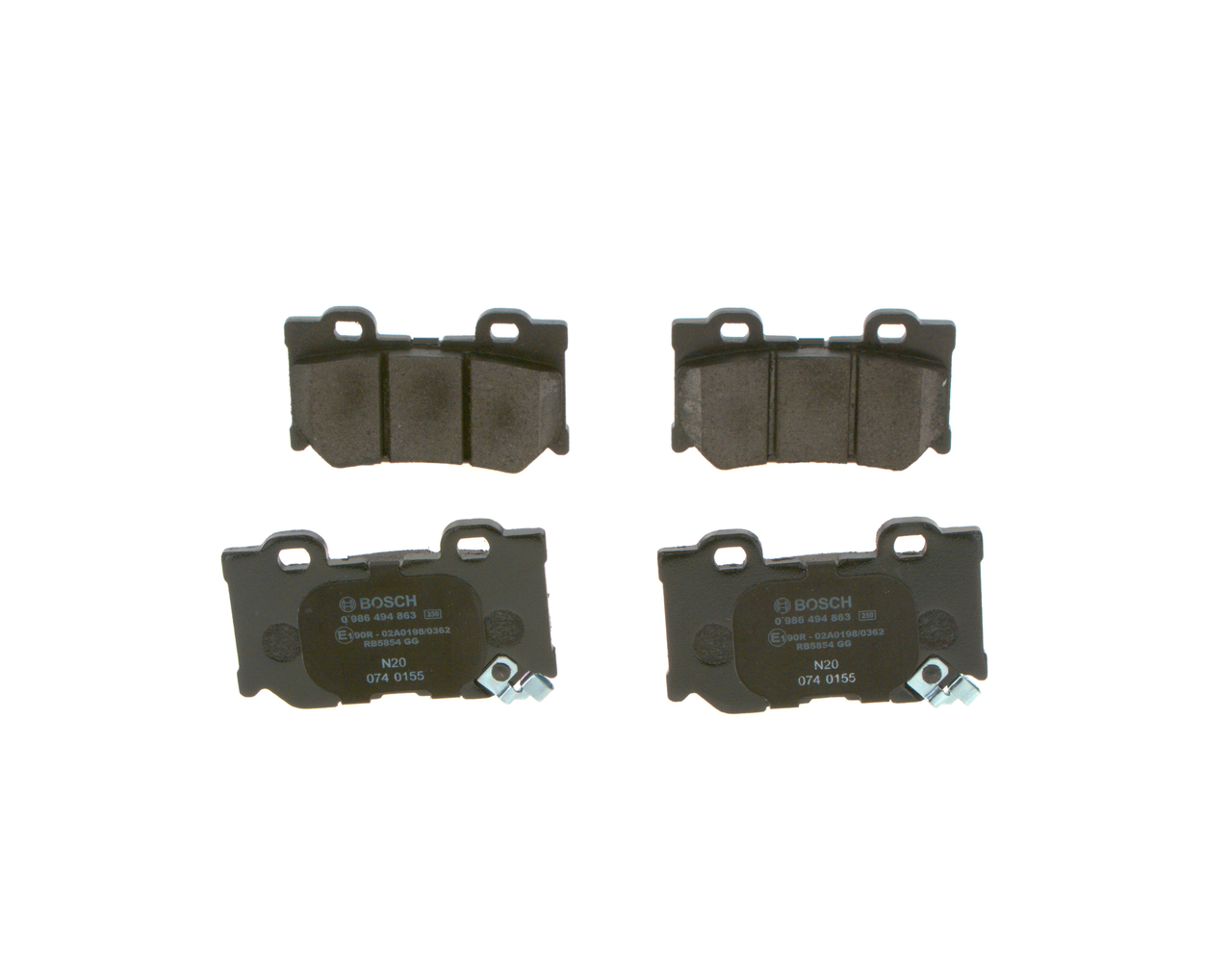 BOSCH BP2037 Jarrupalat, levyjarru