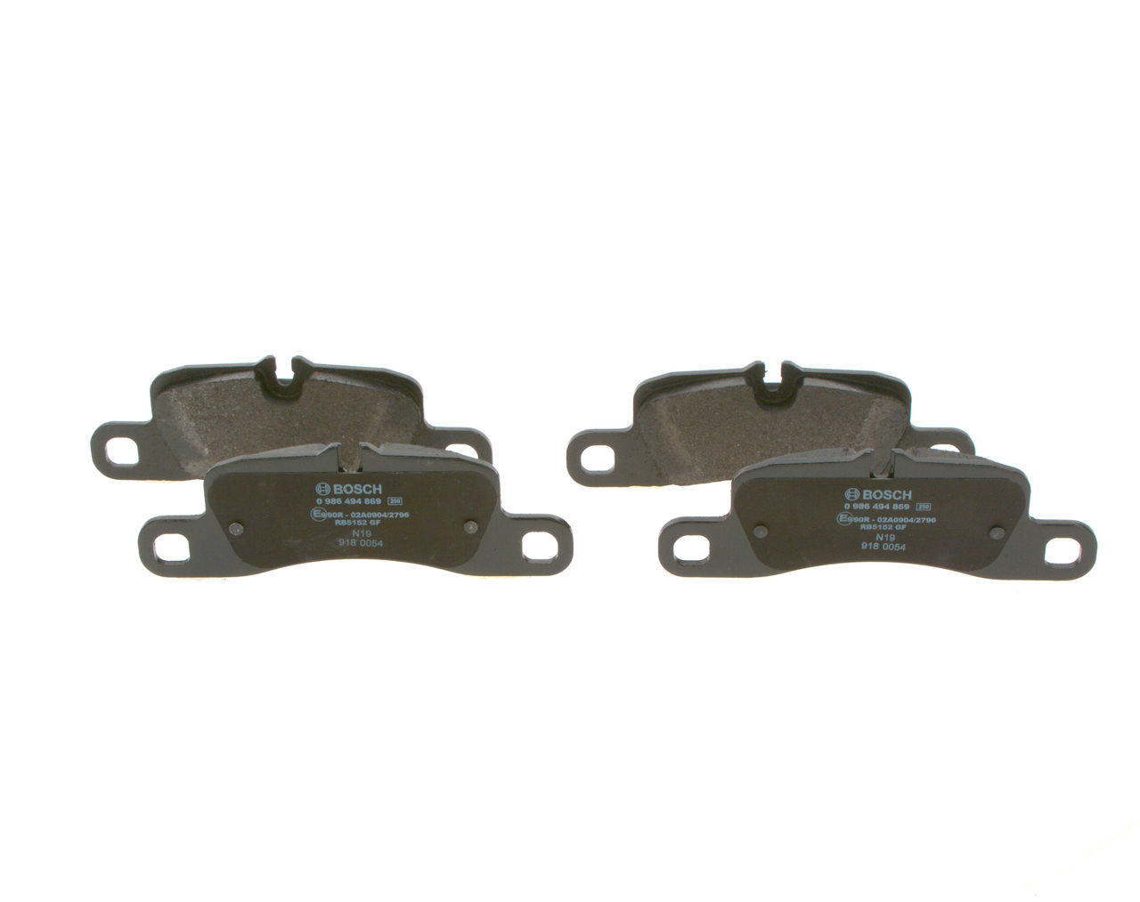BOSCH BP2043 Juego de pastillas de freno