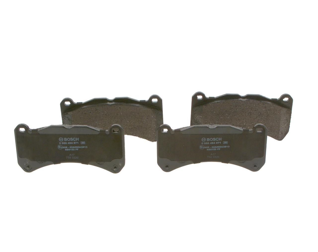 BOSCH 0 986 494 871 Σετ τακάκια Lexus IS XE2 5.0 IS F 423 PS Βενζίνη τιμες