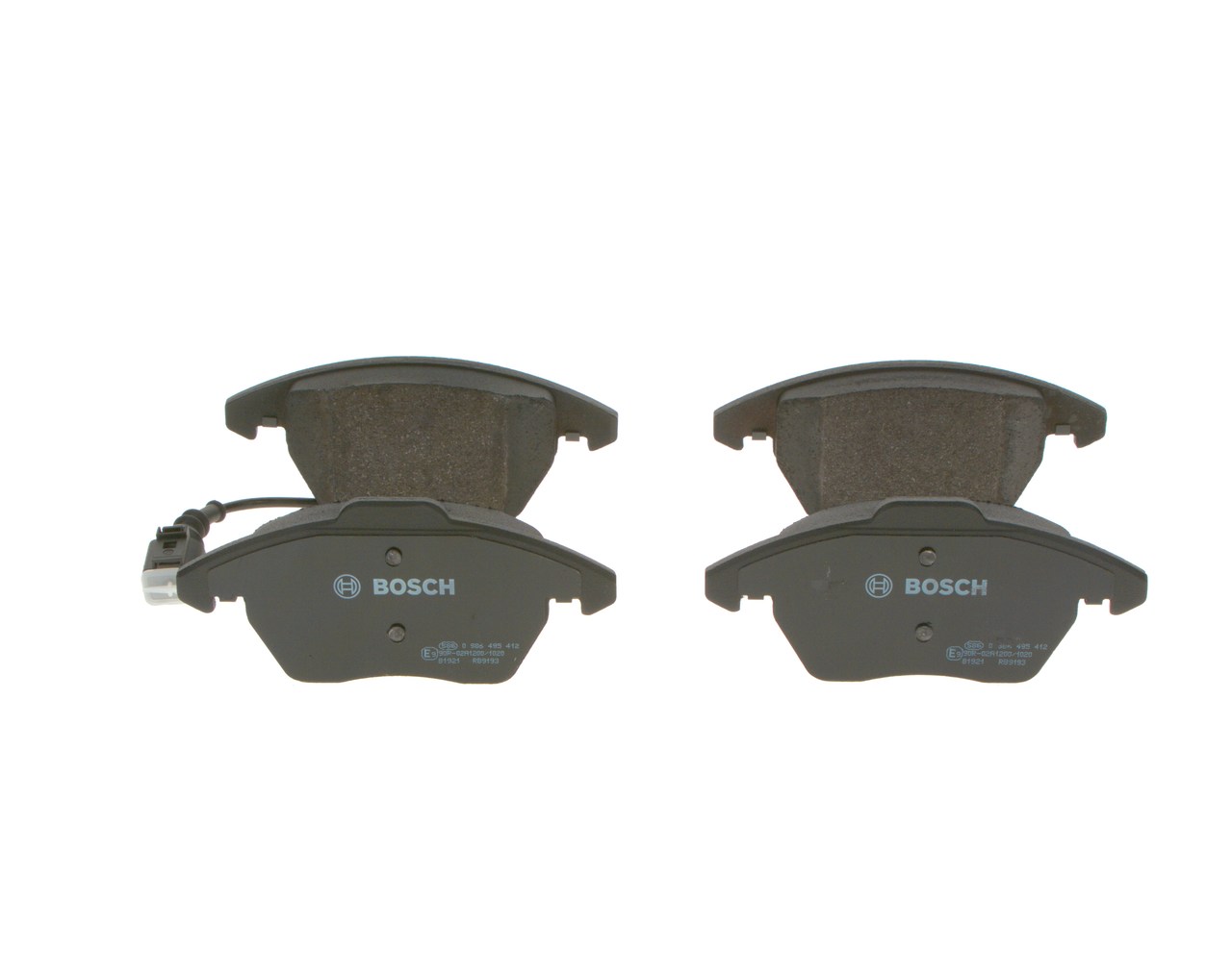 Klocki hamulcowe 0 986 495 412 BOSCH 8J0.698.151C PEUGEOT