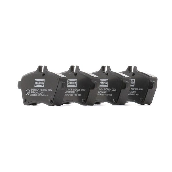 Remblokkenset voor schijfrem MERCEDES-BENZ CHAMPION 573226CH