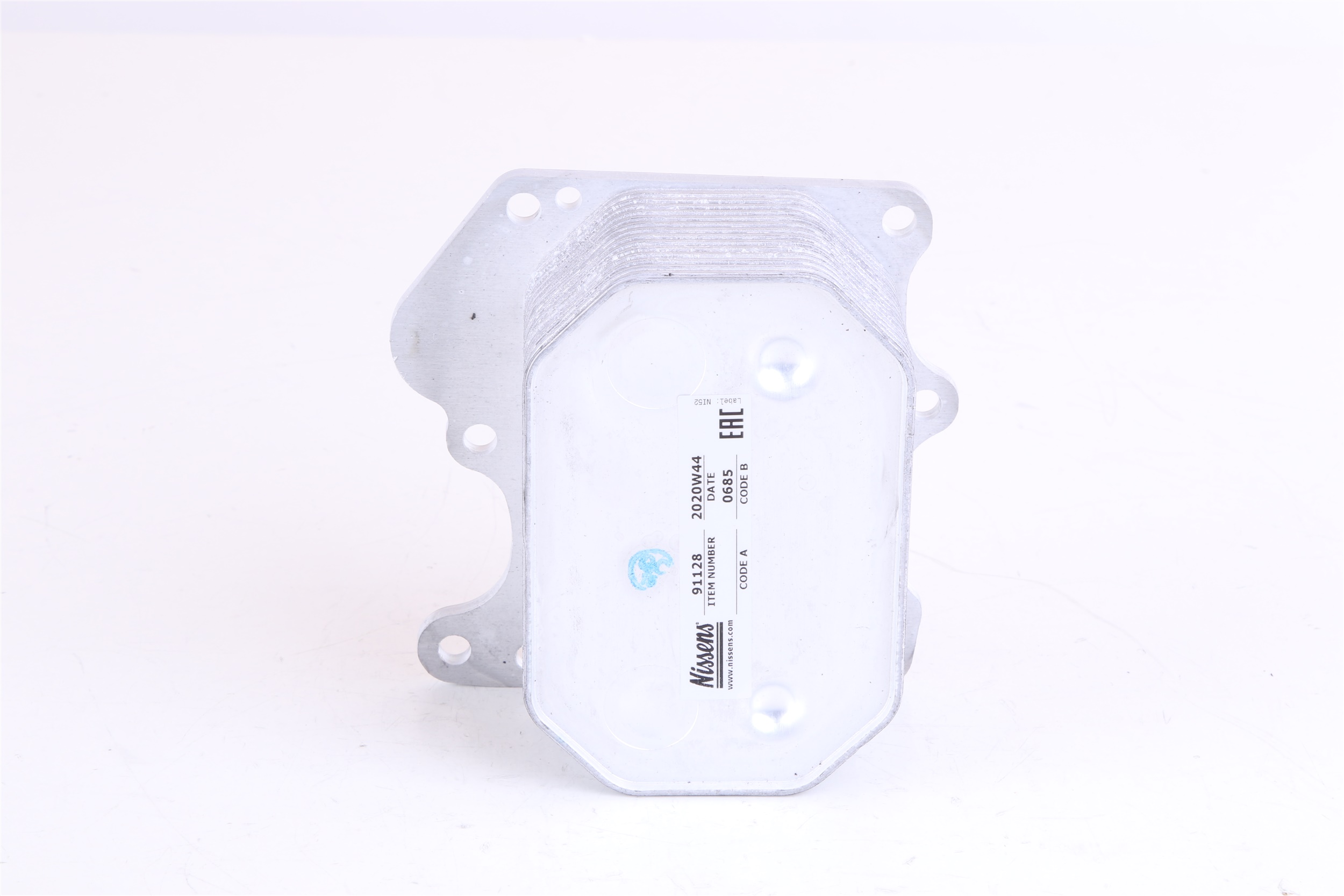 Oliekoeler 91128 NISSENS 2070846 FIAT