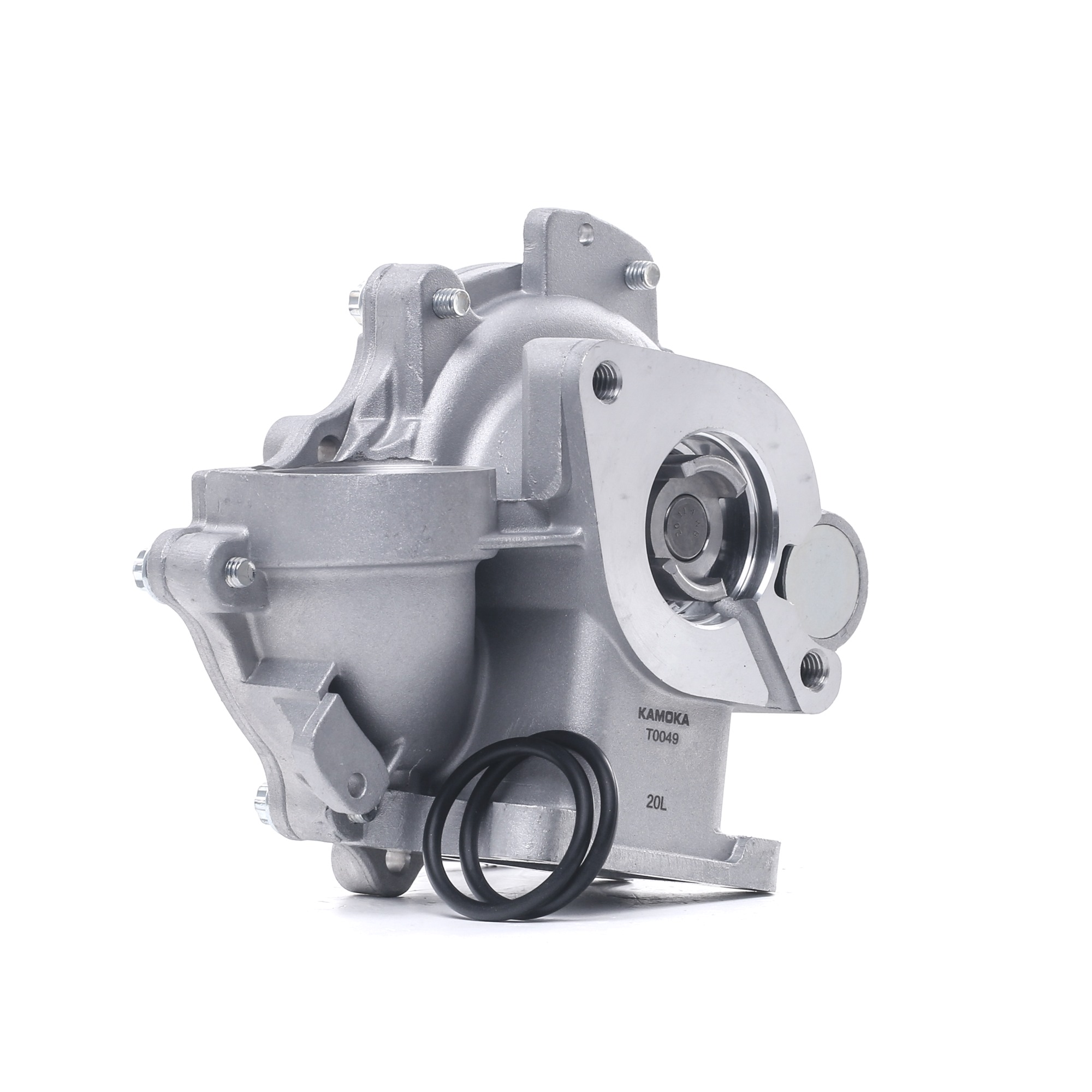 KAMOKA T0049 Wasserpumpe für Keilrippenriementrieb, mit Gehäuse