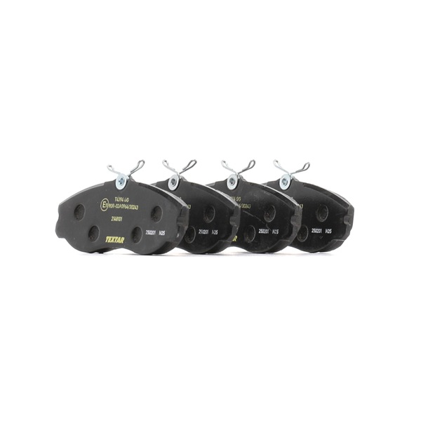 Remblokkenset TEXTAR 21481 voor FORD, NISSAN, LDV