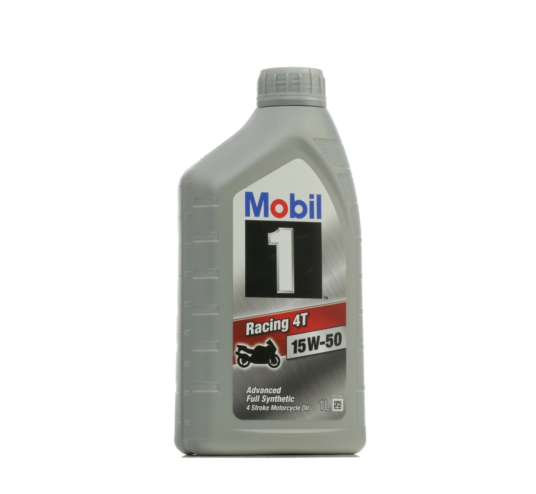 Side view of MOBIL 142819 Engine oil 15W-50, Capacity: 1l