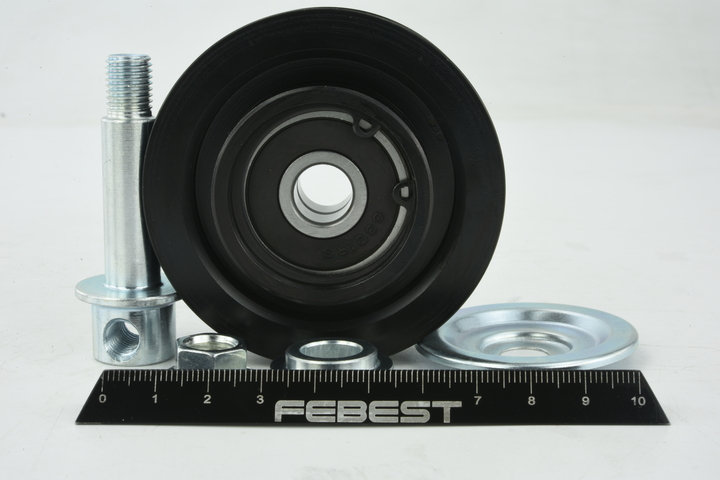 FEBEST Feszítőgörgő, hosszbordás szíj 0187-VDJ200 FEBEST 0187-VDJ200 Feszítőgörgő Seat IBIZA eredeti