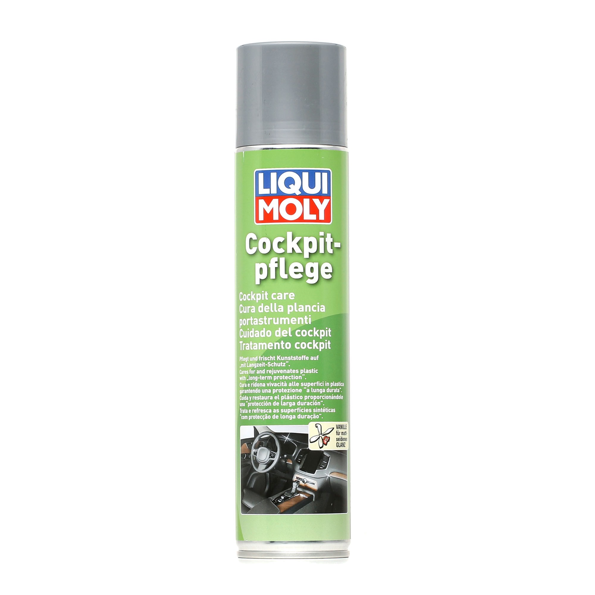 LIQUI MOLY 1598 Synthetic Material Care Products Cockpit Spray vanilla Tin, Capacity: 300ml-image-13480461