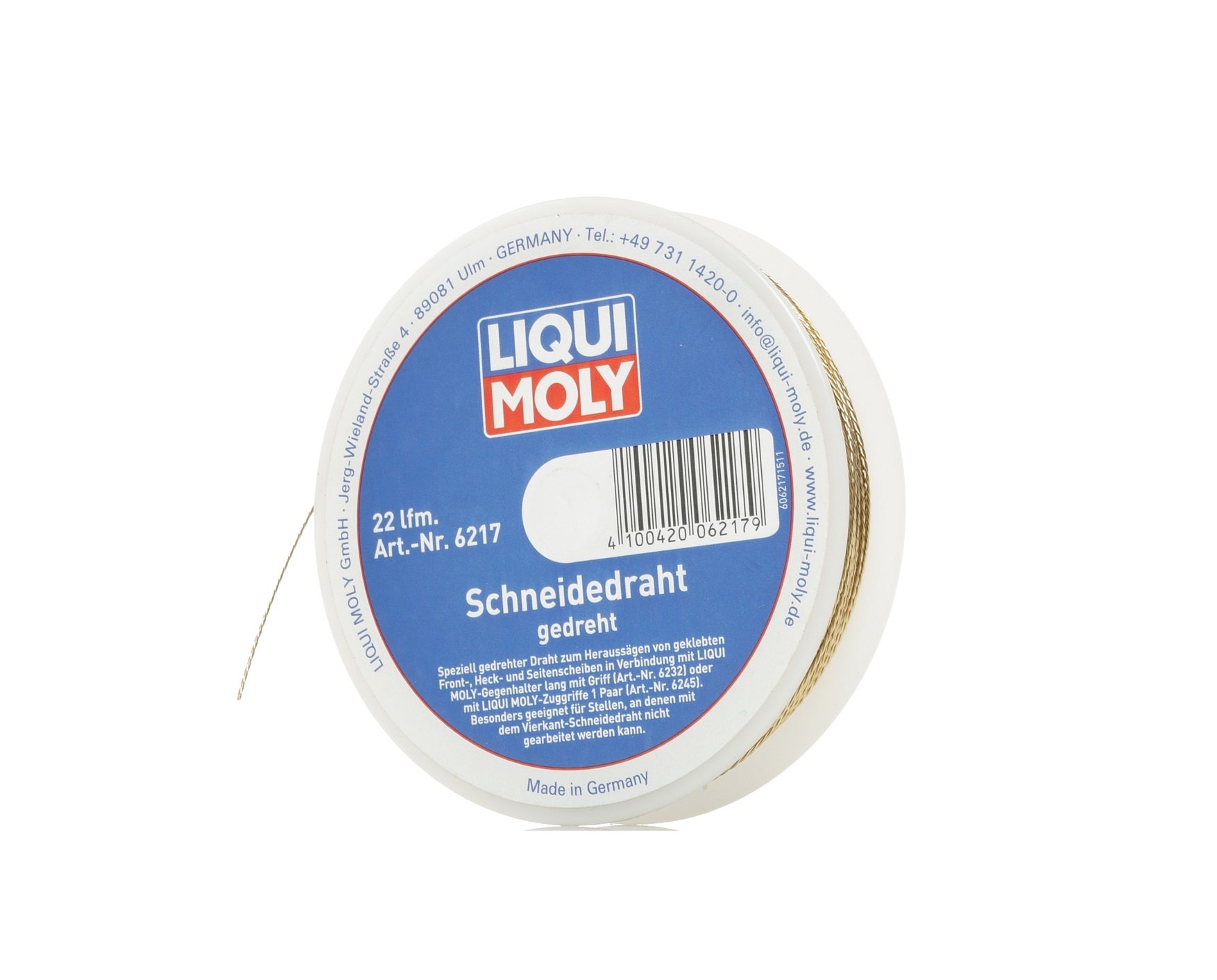LIQUI MOLY 6217 Cutting Wire, glass removal Turned Razor Wire-image-13481154