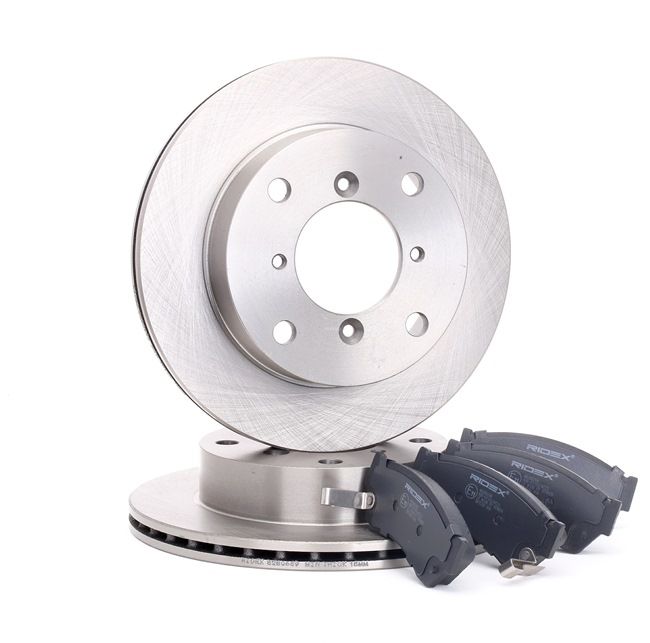 RIDEX 3405B0190 Kit de discos de freno y pastillas