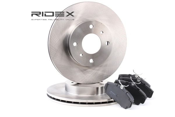 RIDEX 3405B0200 Kit de discos de freno y pastillas