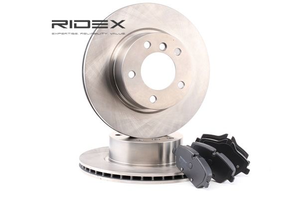 RIDEX 3405B0212 Kit de discos de freno y pastillas