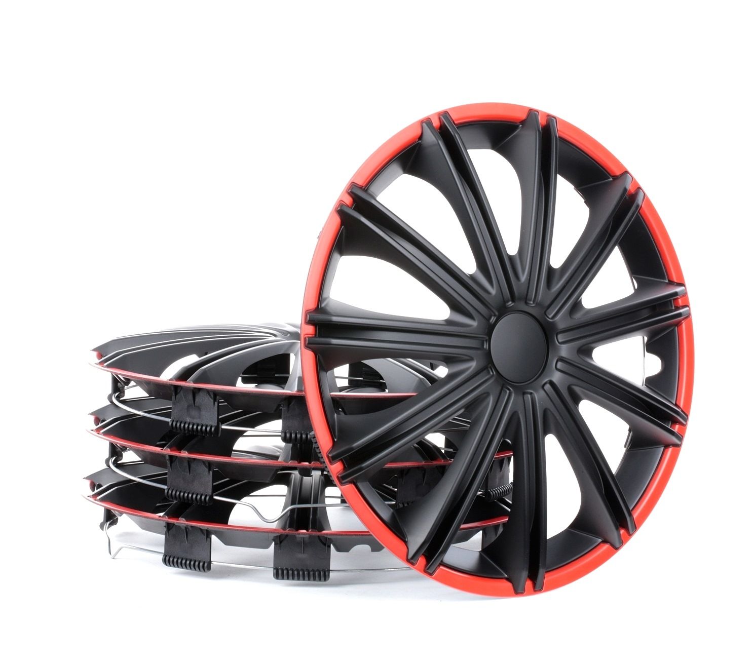 ARGO 14 NERO R Wheel covers 14Inch, black/red-image-13563482