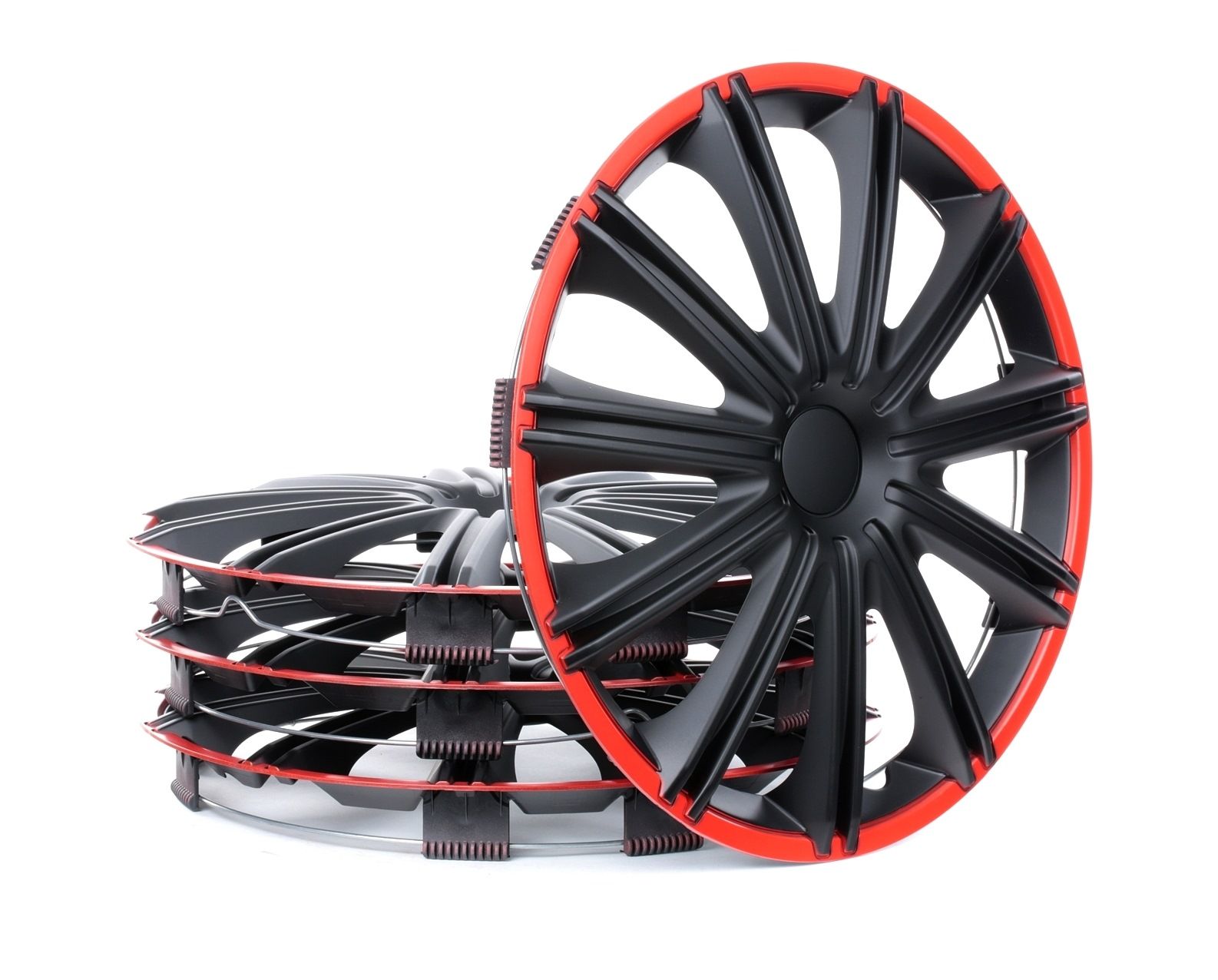 ARGO 15 NERO R Wheel covers black/red, 15Inch-image-13563534