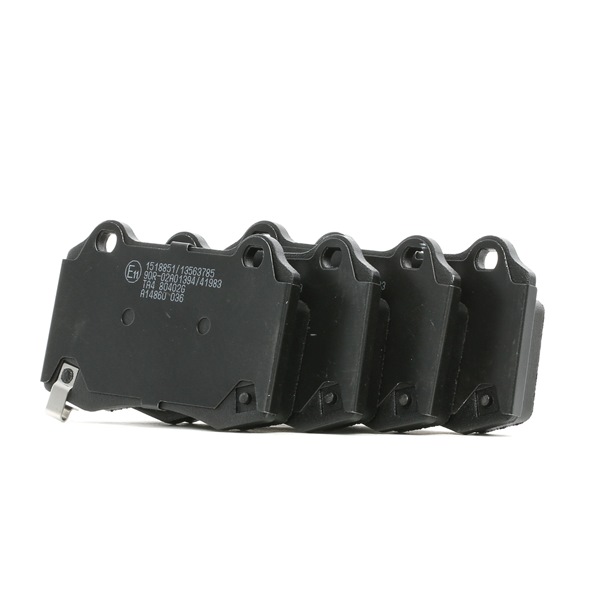 RIDEX 402B1291 Bromsbelägg